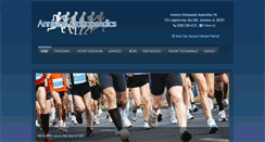 Desktop Screenshot of annistonortho.com
